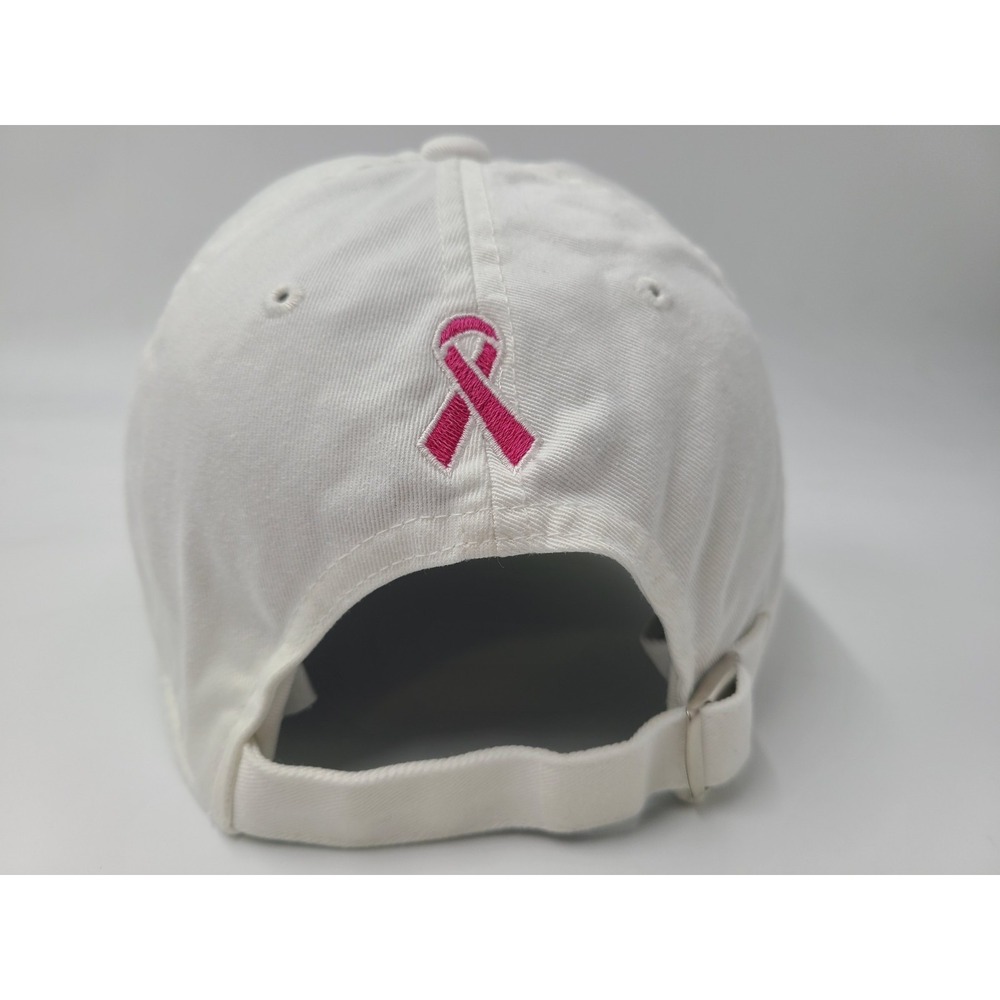 Women Eastern Washington University EWU Eagles Breast‎ Cancer Hat Cap White Pink - Picture 7 of 11